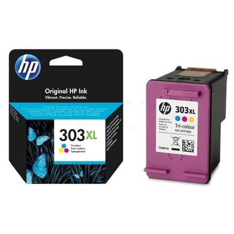 Cartuccia inkjet alta capacità 303XL HP 3 colori T6N03AE